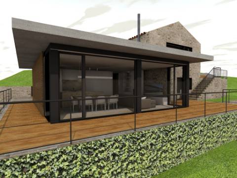 Moradia T1 com projeto