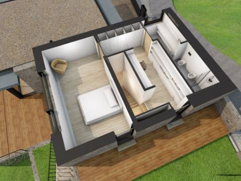Moradia T1 com projeto