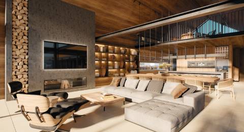 Moradia T4 de arquitetura contemporânea na praia dos Coxos com piscina, ginásio e SPA
