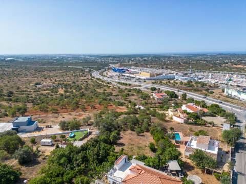 SANTA BÁRBARA DE NEXE - Lote de terreno com projeto aprovado para duas moradias de 4 quarto, VISTA MAR
