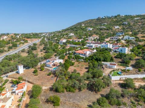 SANTA BÁRBARA DE NEXE - Lote de terreno com projeto aprovado para duas moradias de 4 quarto, VISTA MAR