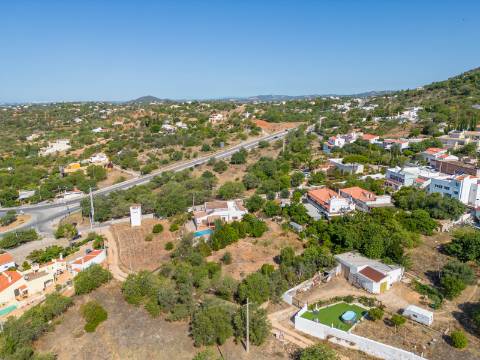 SANTA BÁRBARA DE NEXE - Lote de terreno com projeto aprovado para duas moradias de 4 quarto, VISTA MAR