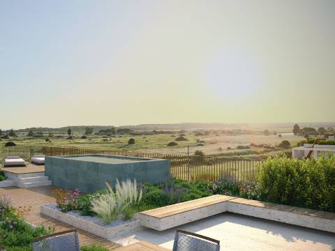 VILAMOURA - Penthouse T3 com rooftop com piscina privada em empreendimento em construção