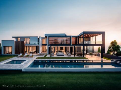 Vila Sol - Moradia Moderna de 5 Quartos, Propriedade de Golfe