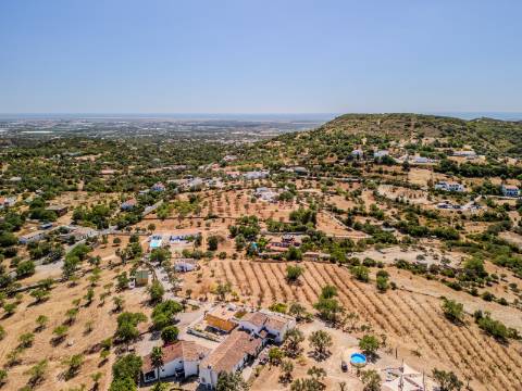 Villa de luxo com 6 quartos, casa de hóspedes e vistas deslumbrantes para o campo