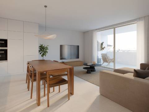 Lagos - Apartamento T1+1 em empreendimento com piscina, a 5 minutos da praia