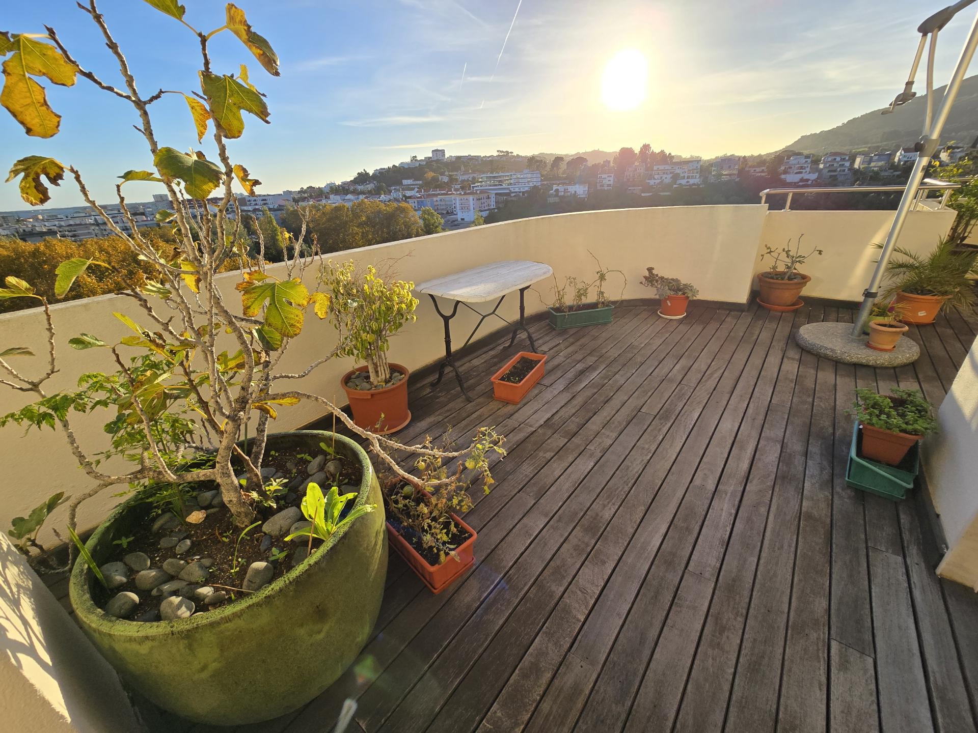 Terraço privativo do apartamento