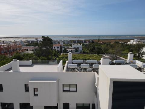 Apartamento T2 novo com estacionamento em Fuzeta