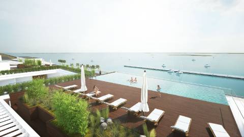 Espectacular Apartamento T1 + 1 de Luxo com Vista Ria Formosa