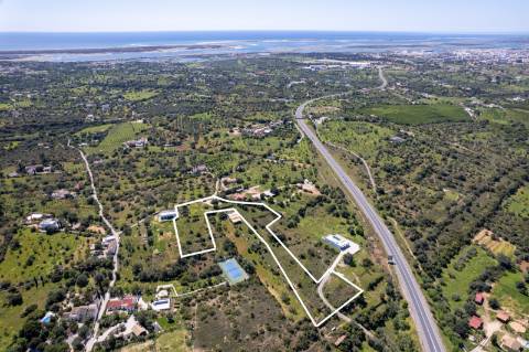 Terreno com Vista Mar e Ria Formosa - Quelfes, Algarve