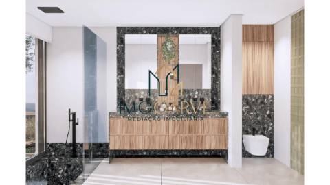 MORADIA T4 COM PISCINA IMPLANTADA NUM LOTE DE 10...