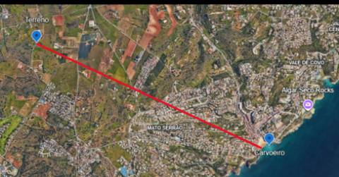 Terreno de 35 000 m² no Carvoeiro