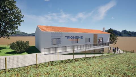 Terreno c/ projeto aprovado, Cela, Alcobaça