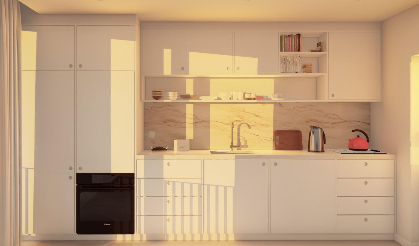 Apartamentos de luxo em construção