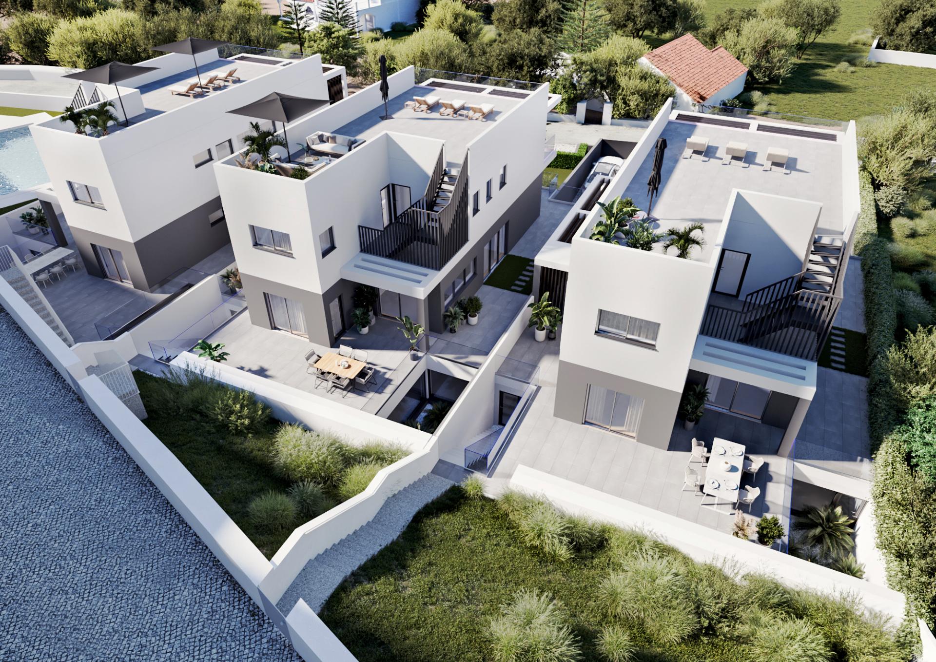 Lote com projecto aprovado para moradia de 3 quartos