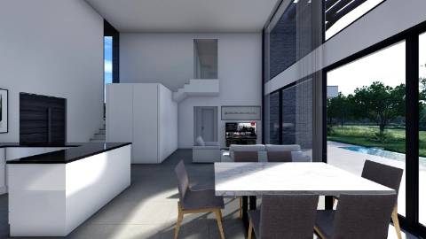 Lote de terreno vendido com projecto aprovado para 3 magnificas moradias com piscina individuais.