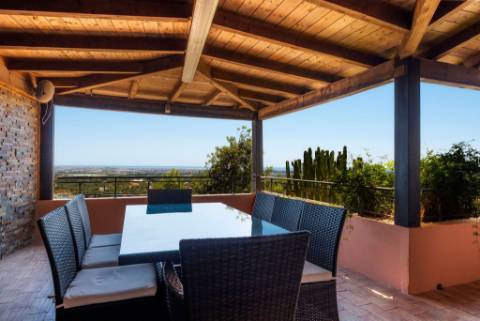 Elegante Quinta com Vista Deslumbrante sobre o Atlântico em Santa Bárbara de Nexe