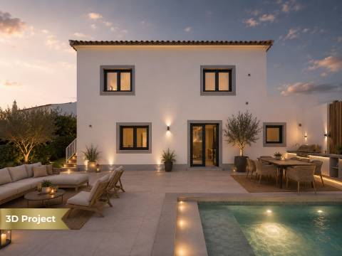 Casa de V2+2 em Almancil com jardim