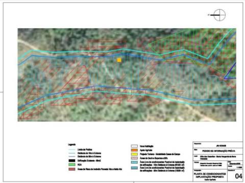 Propriedade com Ruína Única em Santa Margarida da Serra, Grândola - 19.5 Hectares com Ruína, PIP Aprovado para novas construções - Amplos e variados recursos Naturais!